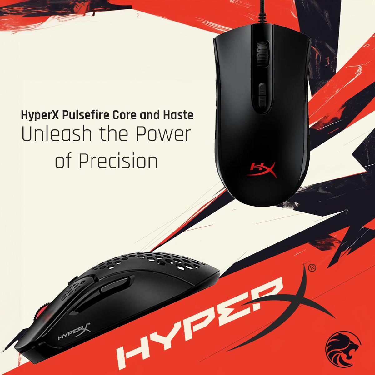 HyperX Pulsefire product marketing graphic by 11+4 Studios